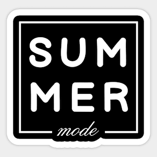 Summer mode Sticker